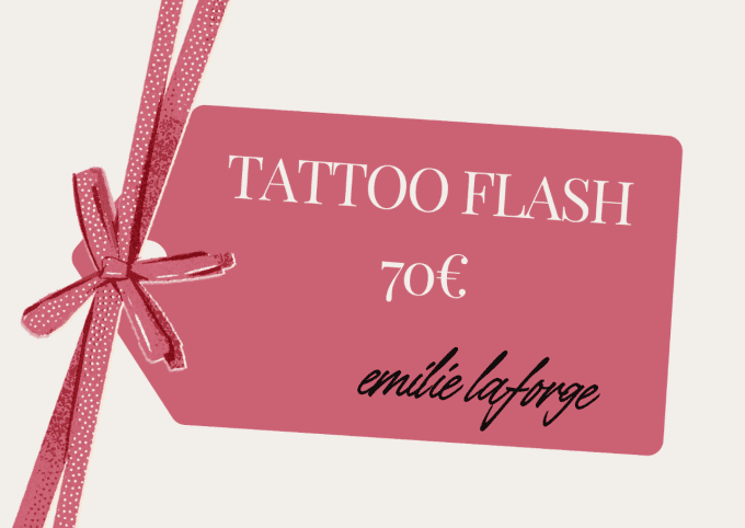 Bon Cadeau Flash Tattoo 70€